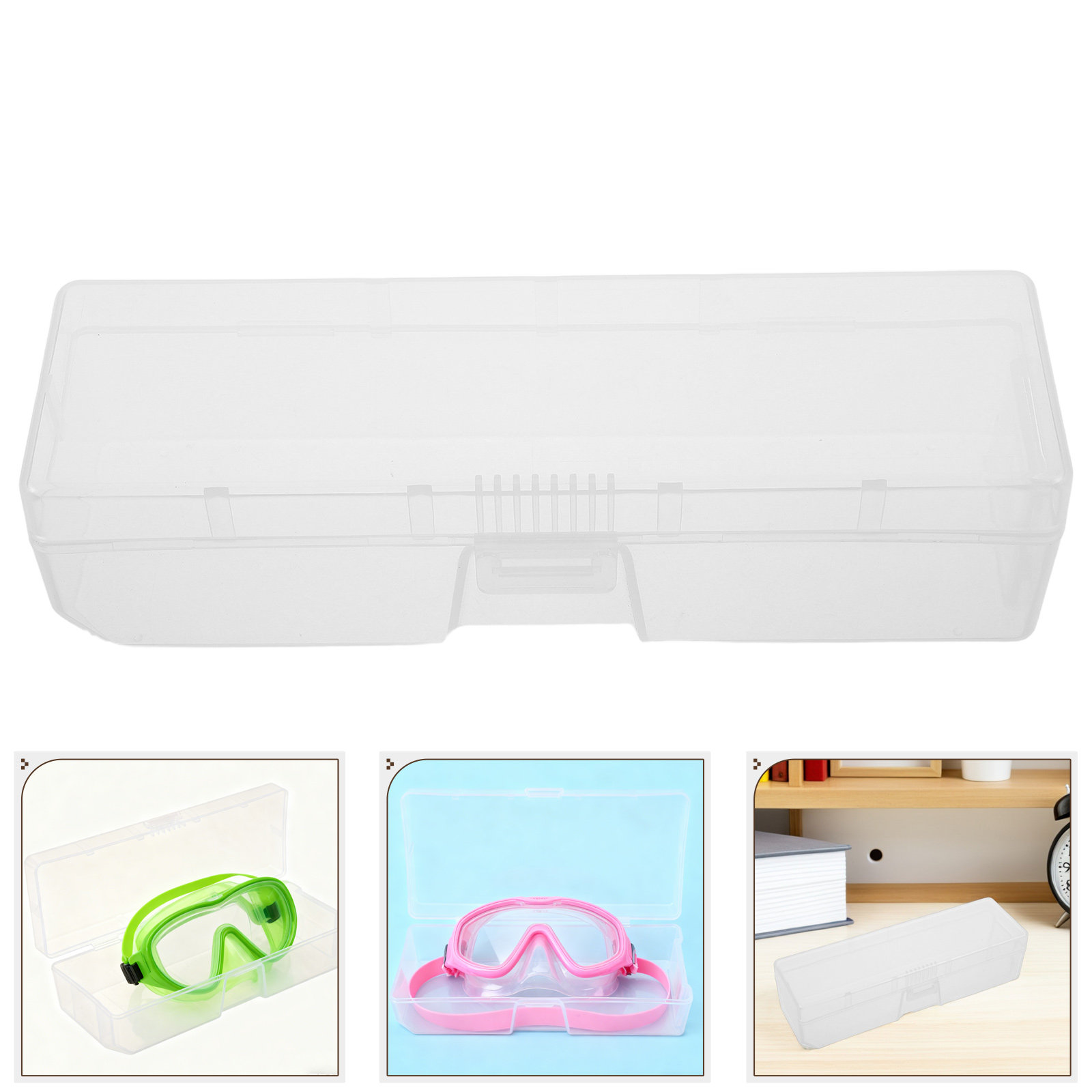Mask Case Hard Shell - Snorkel Mask Case Diving Protective Swim
