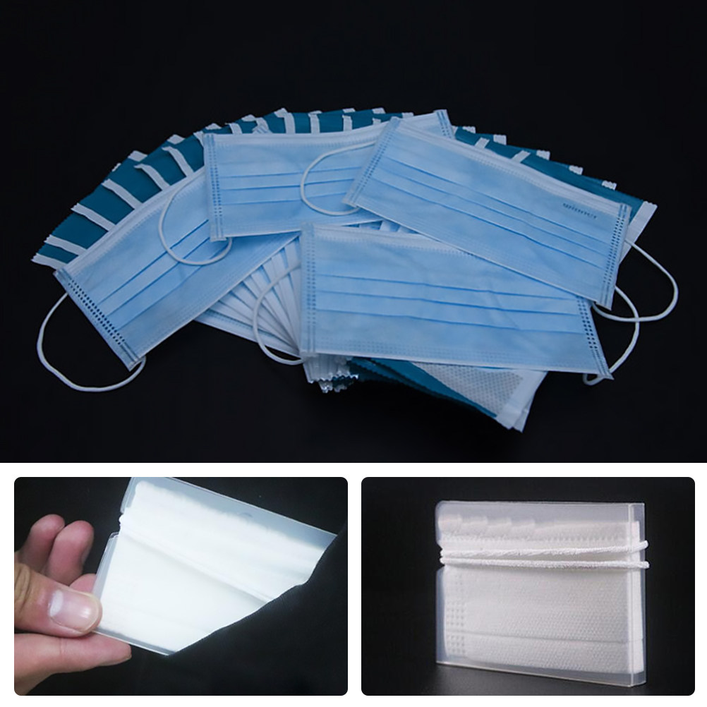Face Mask Storage Box - 4Pcs Eco Friendly PP Mask Storage