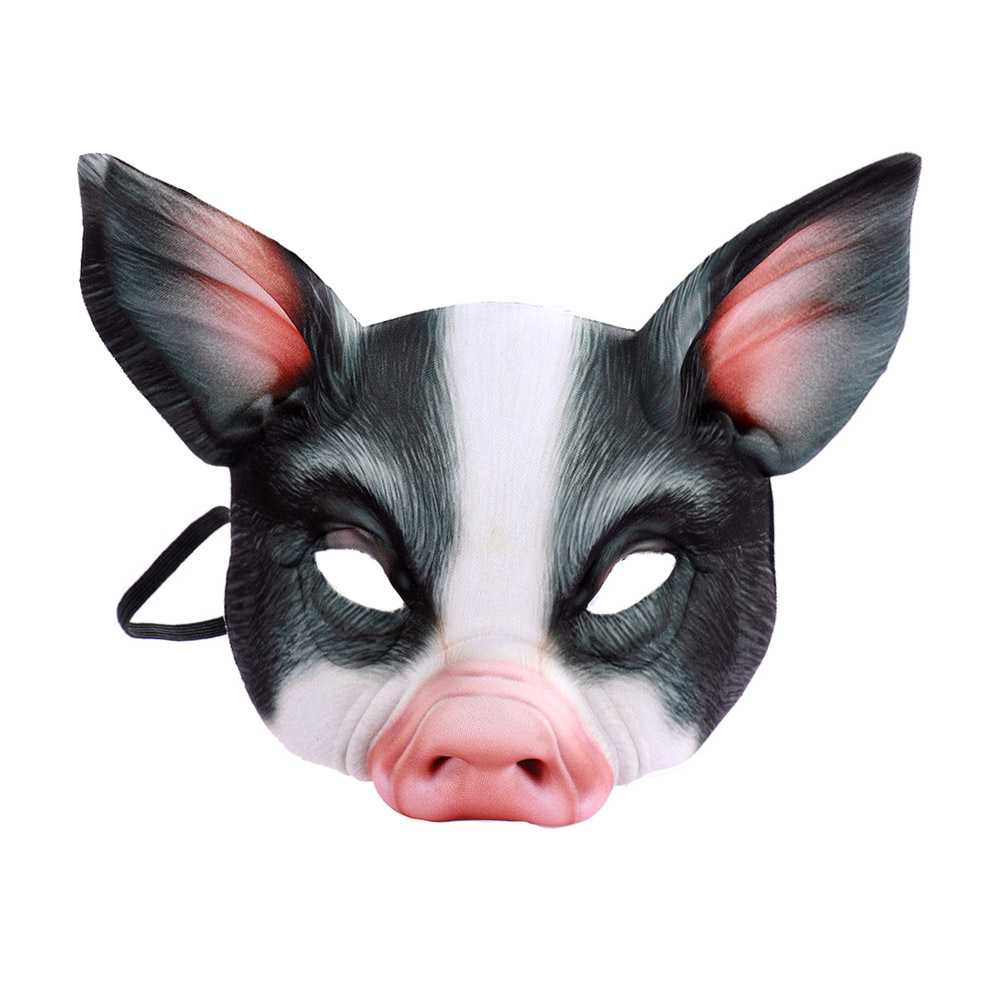 Realistic Animal Half Face Mas - Respirator Half Face recension och pris