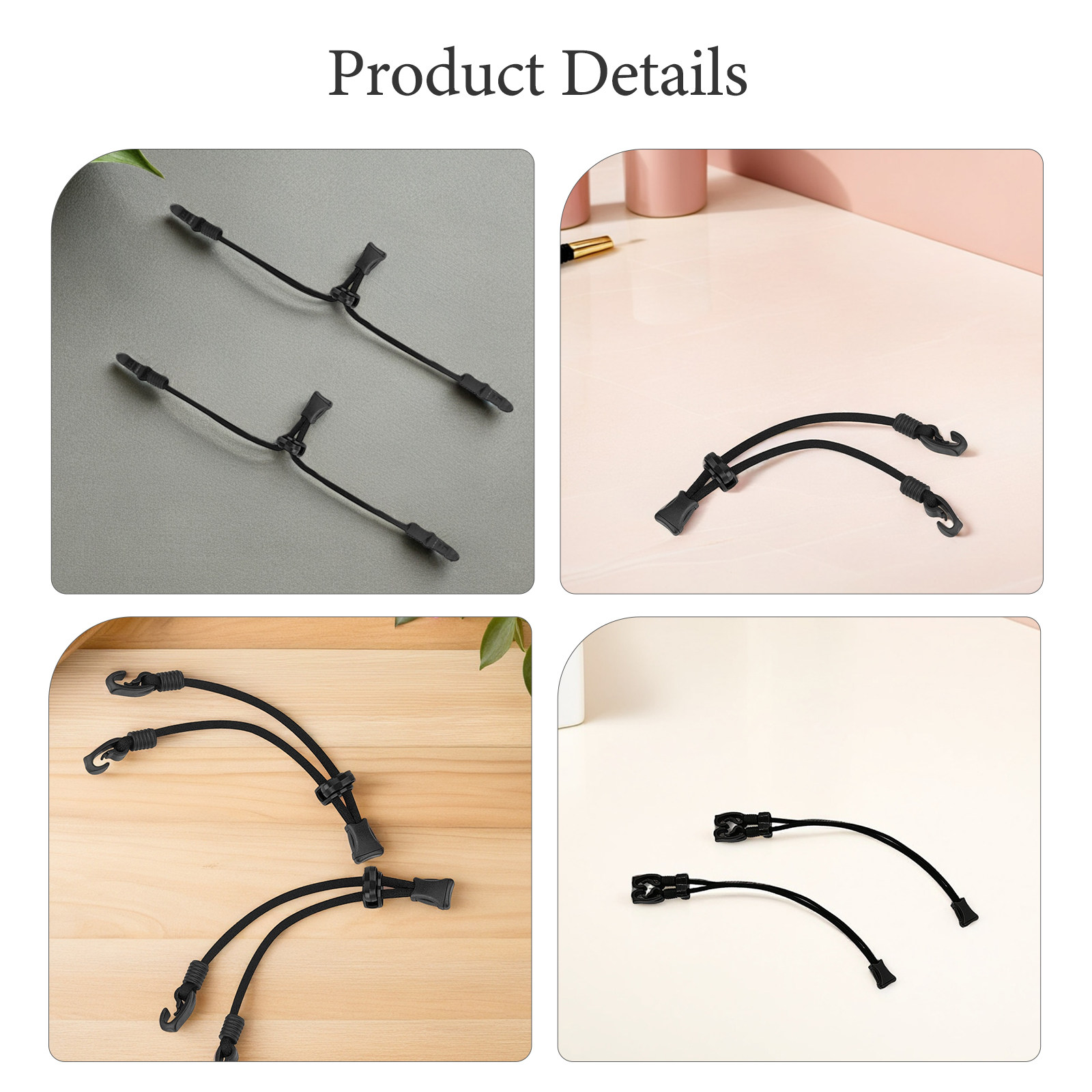 6Pcs Face Mask Extender Holder - Mask Ear Saver Strap recension och pris