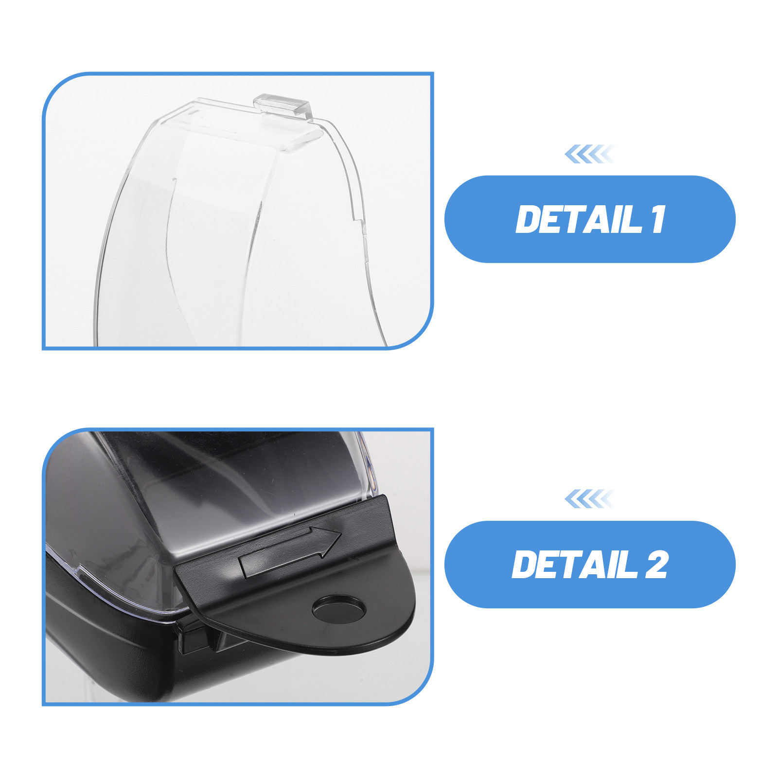 Swim Goggle Case with Clear Tr - Mask Case Hard Shell recension och pris
