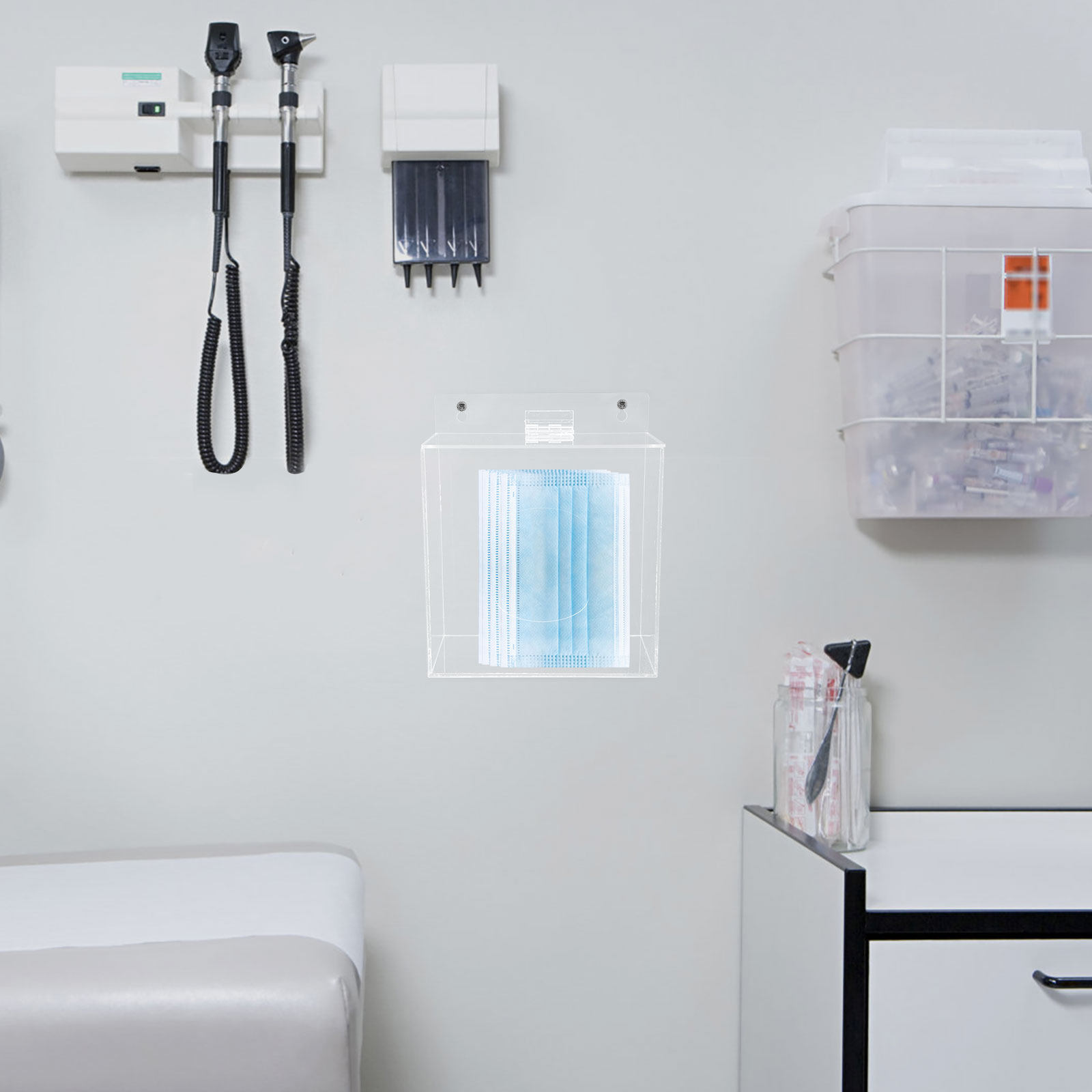 Acrylic Mask Storage Box Clear - Face Mask Storage Box recension och pris